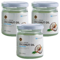 문위스퍼 엑스트라버진 코코넛 오일 bottle, 200ml, 3개