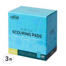 comet 抽取型拋棄式洗碗布, 單色, 40入, 3個