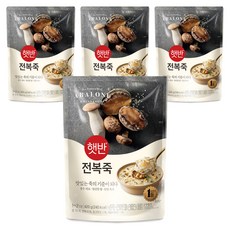 햇반 전복죽, 420g, 4개