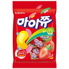 크라운 마이쮸 딸기, 92g, 1개