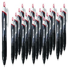 제트스트림 유성볼펜 1.0mm SXN-150-10, 레드, 20개