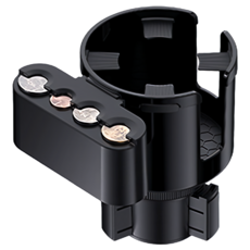 ANBORTEH 安伯特 車用不倒翁杯架 Plus 附零錢盒, 黑色, 1個