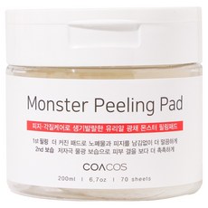 COACOS 去角質爽膚棉片 70入, 200ml, 1罐