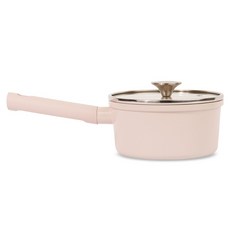 Edelstadt IH感應爐適用陶瓷單柄湯鍋, 淺粉色, 1個, 18cm