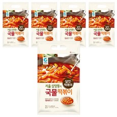 清淨園 湯汁辣炒年糕醬, 380g, 5個