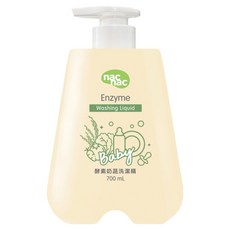 nac nac 酵素奶瓶蔬果洗潔精, 700ml, 1瓶