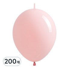 조이벌룬 링커풍선 30cm, 핑크, 200개