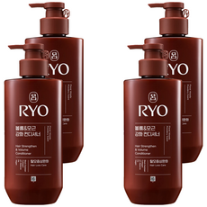 RYO 呂 豐盈髮根潤髮乳 木質麝香, 480ml, 4瓶