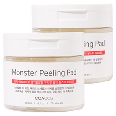 Coakos Monster 去角質墊 70p, 200毫升, 2個