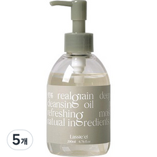 Lassie'el 穀物卸妝油, 200ml, 5瓶