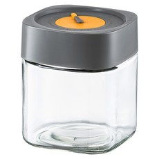 WMMO 物鳴 時光玻璃密封罐 深灰色, 1個, 750ml