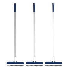 순잠 주방 화장실 욕실 모서리 청소 브러쉬 103cm, 네이비, 3개