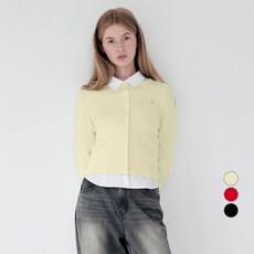 키르시 여성용 플레인 소프트 터치 가디건