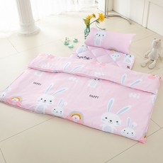 Annette 萊賽爾加大止滑睡墊3件組, 綿綿兔