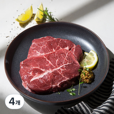 미국산 프라임 탑블레이드 부채살 스테이크 (냉장), 400g, 4개