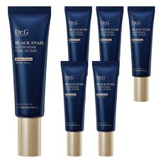 닥터지 블랙 스네일 글루타치온 톤업 선크림 SPF50+ PA++++, 50ml, 6개