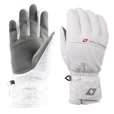 Swiss Mountain 男款滑雪手套 BC910, 白色