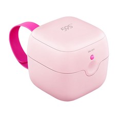 59S LED消毒奶嘴盒, 59秒快速消毒, 單鍵操作, 滅菌率高達99.9%, USB充電, 專利LED燈珠壽命10000小時, 可吊掛, 單一商品, 粉色