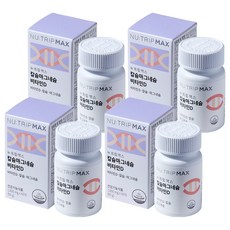 뉴트립 칼슘마그네슘 비타민D 1000 mg, 60정, 4개