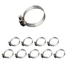 앙플랜트 올스텐 호스 스텐밴드 십자 나사형 18~32mm, 10개