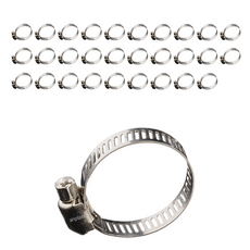 앙플랜트 올스텐 호스 스텐밴드 십자 나사형 18~32mm, 30개