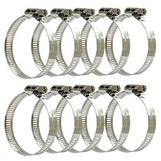 앙플랜트 올스텐 호스 스텐밴드 십자 나사형 40~64mm, 10개