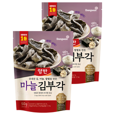 Dongwon 東遠 Yangban 兩班 海苔脆片 大蒜風味, 50g, 2包