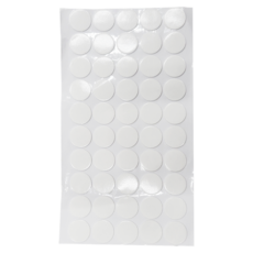 原生良品 圓形防水奈米無痕壓克力透明雙面膠貼 Set 50片, 1包