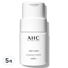 AHC 프렙 리셋 클렌징 파우더, 40g, 5개