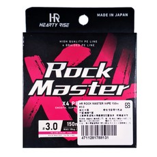 HEARTY RISE 哈帝來斯 ROCK MASTER 根魚大師 X4 PE線, PE線 紅色, 1個