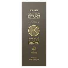 KA'FEN 卡氛 Plus+ 何首烏染髮膏, 染後髮色自然亮澤, 柔順光滑, 富含保濕成分, 滋養髮絲, 安心染髮, 呵護髮質, 暮褐咖啡棕, 1件