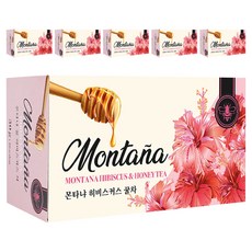 몬타냐 꿀 히비스커스차, 20개입, 6개, 1.5g