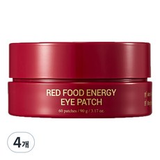 야다 레드 푸드 에너지 아이 패치 90g, 60개입, 4개