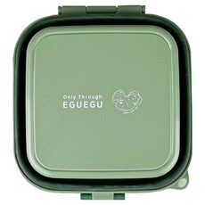 애구애구 강아지 휴대용 폴딩 도시락통 L, 카키, 1개