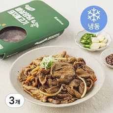 요리락 매실양념 돼지불고기 (냉동), 3개, 400g