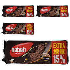 麗巧克 Nabati 巧克力風味威化餅，增量15%, 168g, 4包