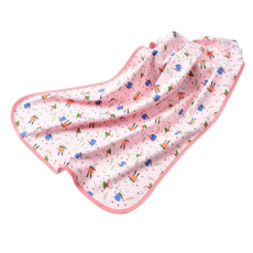 bebehome 竹纖維三層嬰兒防水隔尿墊 200 x 150cm 可愛小兔 柔軟親膚 防水透氣 方便攜帶, 1個