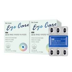 Dr.Lean 多效合一葉黃素玉米黃質蝦紅素, 2個, 60錠