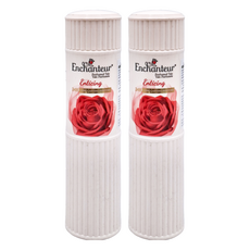 Enchanteur 艾詩 香氛爽身粉 紅色 玫瑰小蒼蘭 200g, 2個