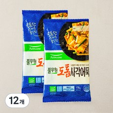 풀무원 도톰사각어묵, 170g, 12개