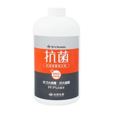 台塑生醫 Dr's Formula 抗菌防護噴霧 補充瓶, 1kg, 1瓶
