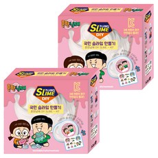 BOAZLin 常見兄妹 國民史萊姆套組, 2套, 混合顏色