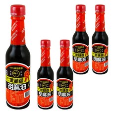 金葫蘆 100%純胡麻油 精選黑芝麻 全素, 220ml, 5瓶