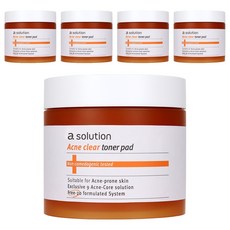 a solution Acne clear爽膚棉片, 5罐, 60片