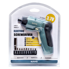 Kinyo 充電式電動起子 附起子頭10件組 + USB Type-C充電線, 1組