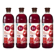 홍초 음용식초 석류, 1.5L, 4개