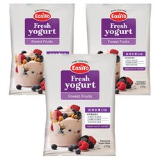 EasiYo 優格粉 森林水果口味, 紐西蘭原裝進口, 每湯匙含百億乳酸菌, 225g, 1包, 3包