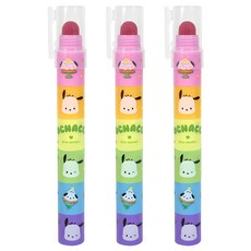 산리오 레인보우 블럭 형광펜, 랜덤발송, 3개