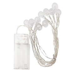 半島良品 LED裝飾燈串, 水晶(暖白), 2條