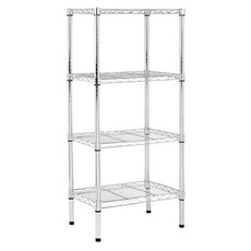 4層金屬置物架 600*350*1200mm+輪子組, 單色